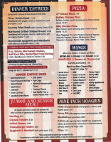 American Legion Post 205 menu