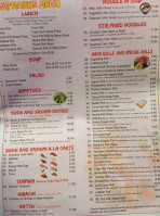 Sushi Wok menu