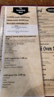 Town Pump And Grill menu