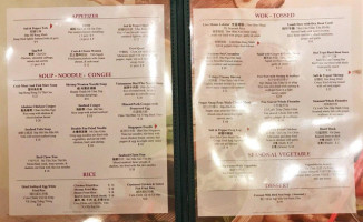 Lucky 8 Asian Bistro menu