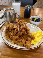 Loc's Chicken Waffles food