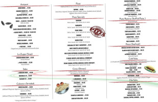 Enzo's Pizza And Grill menu