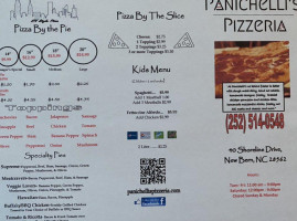 Panichellis Pizzeria menu