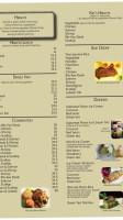 Kobe Japanese Grill menu