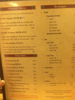 Seoul Bistro menu