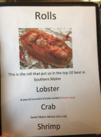 Scarborough Fish Lobster menu