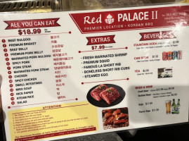 Red Palace 2 food