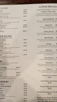 Roma Italian Resturant menu