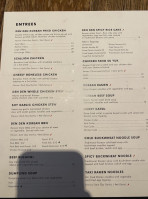 Den Den Korean Fried Chicken menu