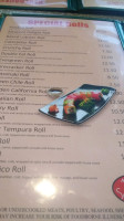 Miso Sushi menu