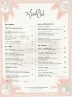 The Canal Club menu