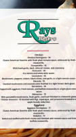 Ray's Bistro menu