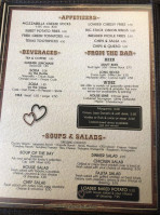 Lazy Heart Grill menu
