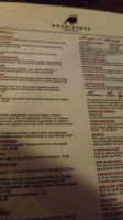 Beau Vines Steakhouse menu