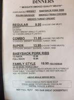 The Longhorn Cattle Company Barbeque & Steak Resta menu