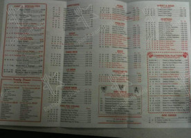 Dragon Buffet menu