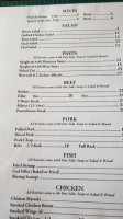 Tjs Market Grill menu