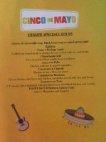 Liberty Pizza Of Chimichanga Mexican Grill menu