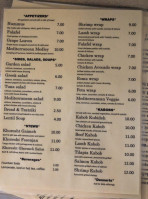 Mediterranean Grill menu