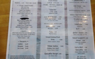 South 113 menu