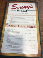 Sonny's Pizza menu