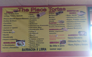 The Place Tortas menu