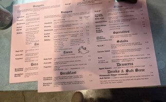 Ziggy's menu