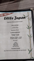 Little Japan menu