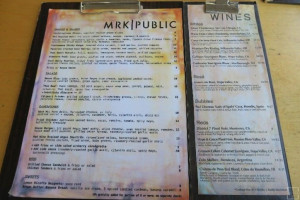 Mrk Public menu