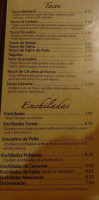 El Rancho Grande Mexican And Cantina menu