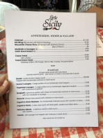 Little Sicily menu