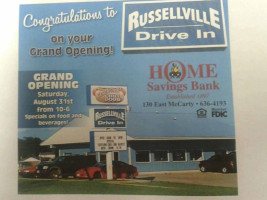 Russellville Drive In food