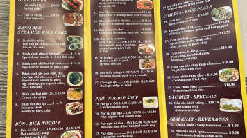 Đà Nẵng Quán Vietnamese Cuisine menu