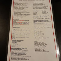 Tokyo Japanese menu