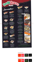 Sushi Sonora Sports Bar Restaurant menu