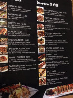 Sushi N Grill menu