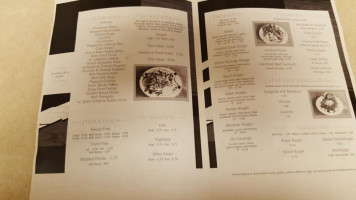 Patrick's Pub menu