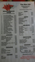 Headquarters Cafe menu