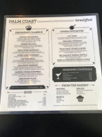 Palm Coast Coffee menu