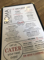 Roma Catering menu