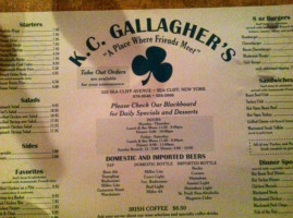 K C Gallaghers food