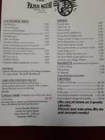 The Farr Side menu