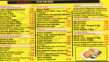 Alea Cafe Long Beach menu