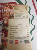 Puzino's Pizza menu