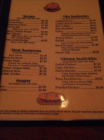 Sliders Pub And Grill menu