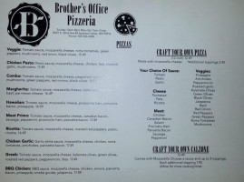 Brothers Office Pizzeria menu