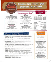 Arni’s Lafayette Shadeland menu
