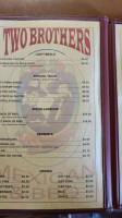Two Brothers Mexican Bbq menu