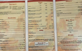Shannon Diner menu