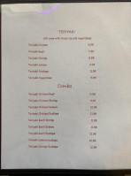 Hashi Teriyaki Express menu